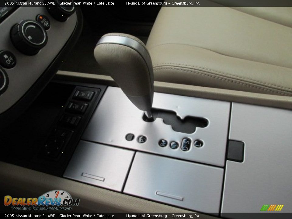 2005 Nissan Murano SL AWD Glacier Pearl White / Cafe Latte Photo #19