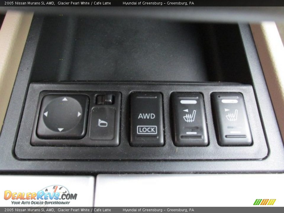 2005 Nissan Murano SL AWD Glacier Pearl White / Cafe Latte Photo #20