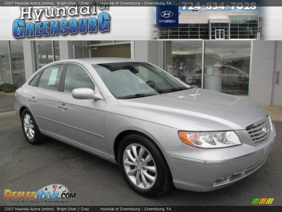 2007 Hyundai Azera Limited Bright Silver / Gray Photo #1