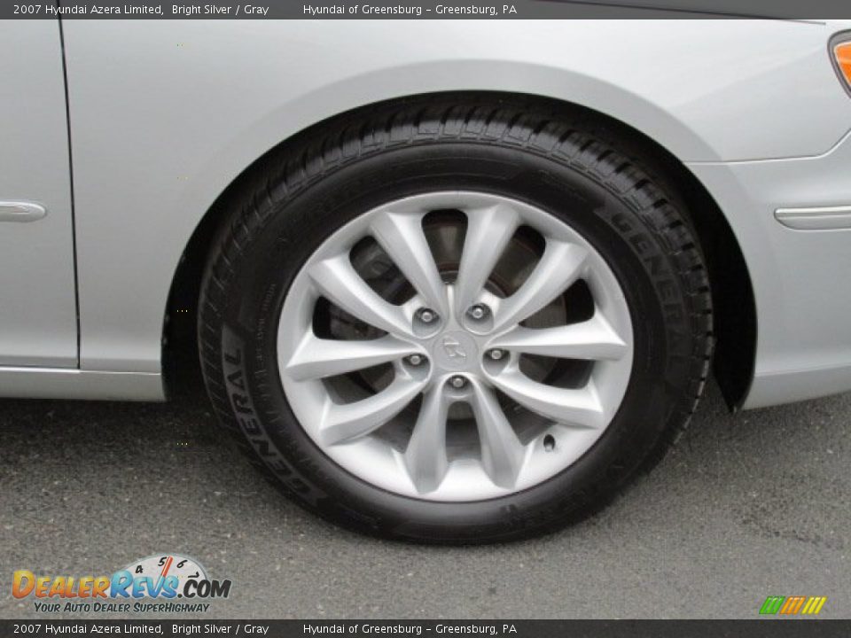 2007 Hyundai Azera Limited Bright Silver / Gray Photo #3
