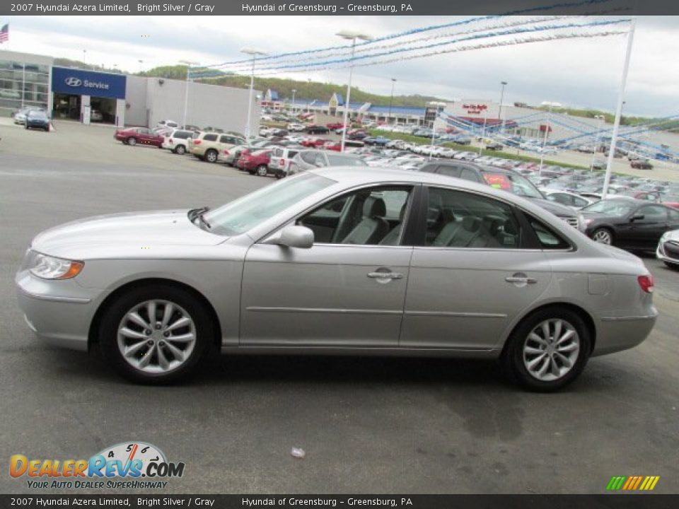 2007 Hyundai Azera Limited Bright Silver / Gray Photo #6