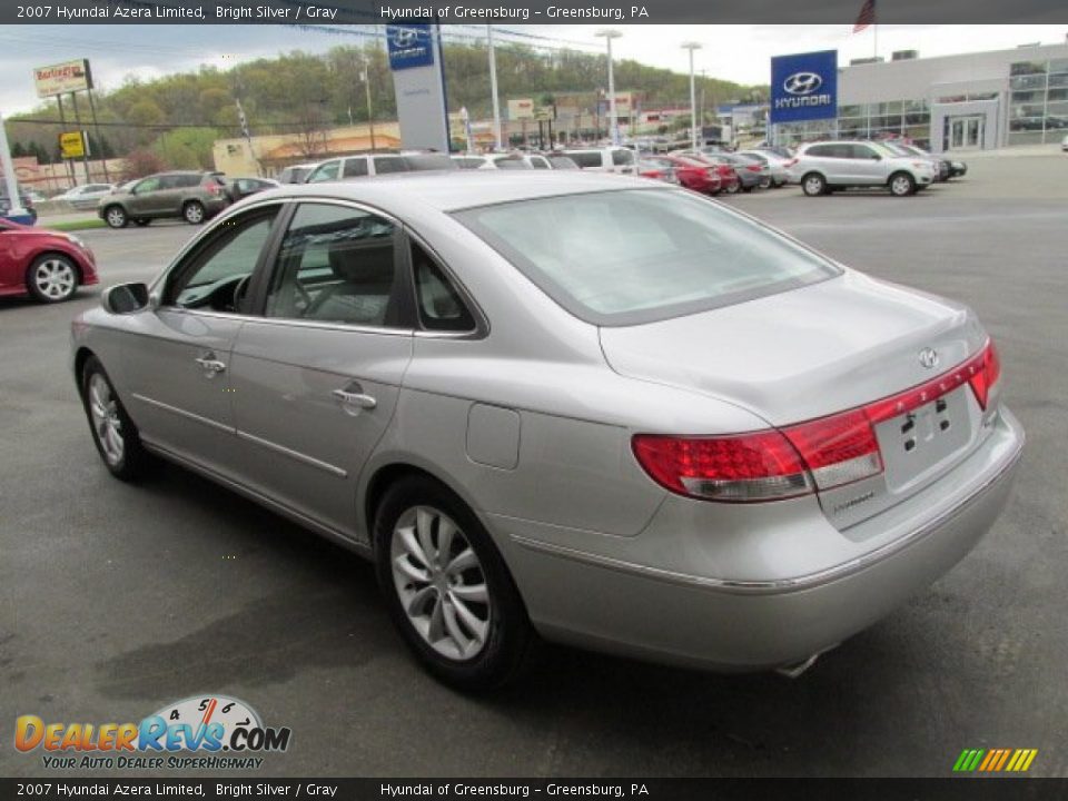 2007 Hyundai Azera Limited Bright Silver / Gray Photo #7