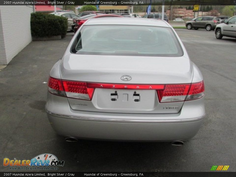 2007 Hyundai Azera Limited Bright Silver / Gray Photo #8