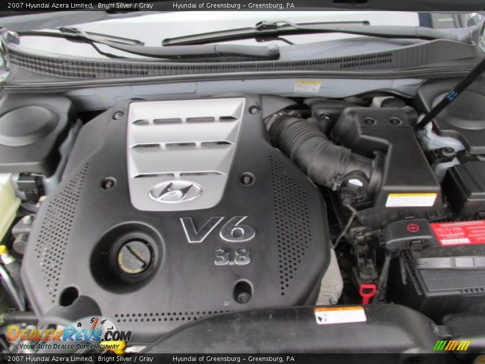 2007 Hyundai Azera Limited Bright Silver / Gray Photo #10
