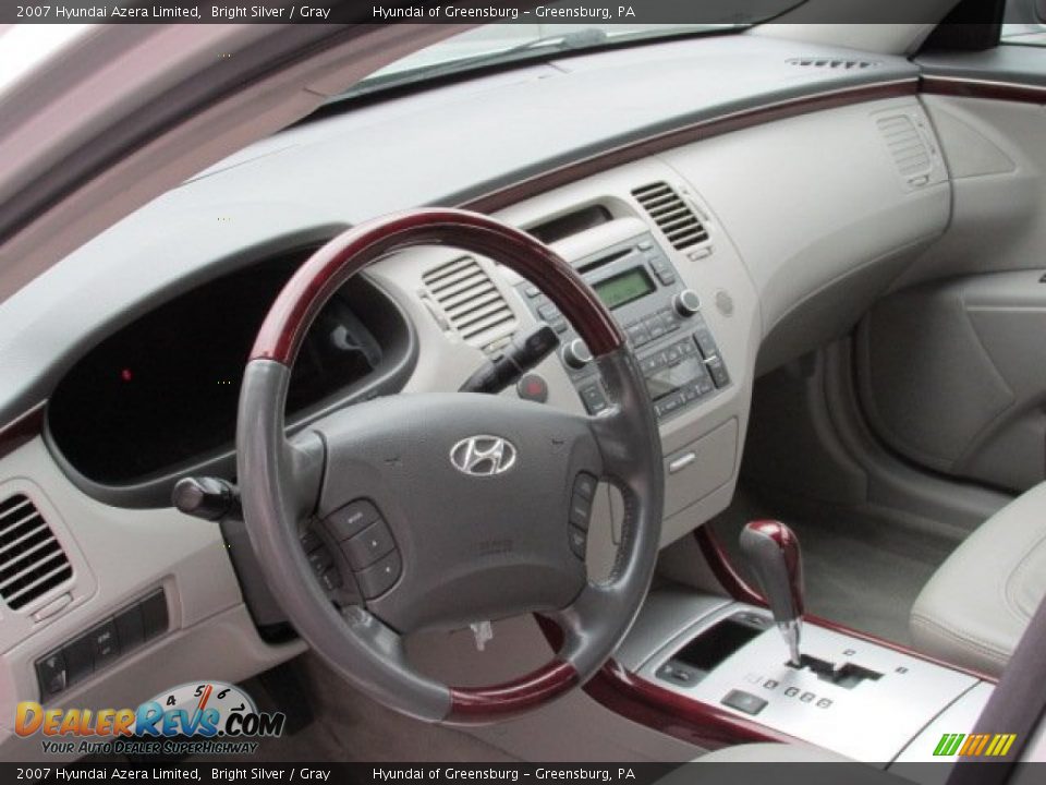 2007 Hyundai Azera Limited Bright Silver / Gray Photo #12