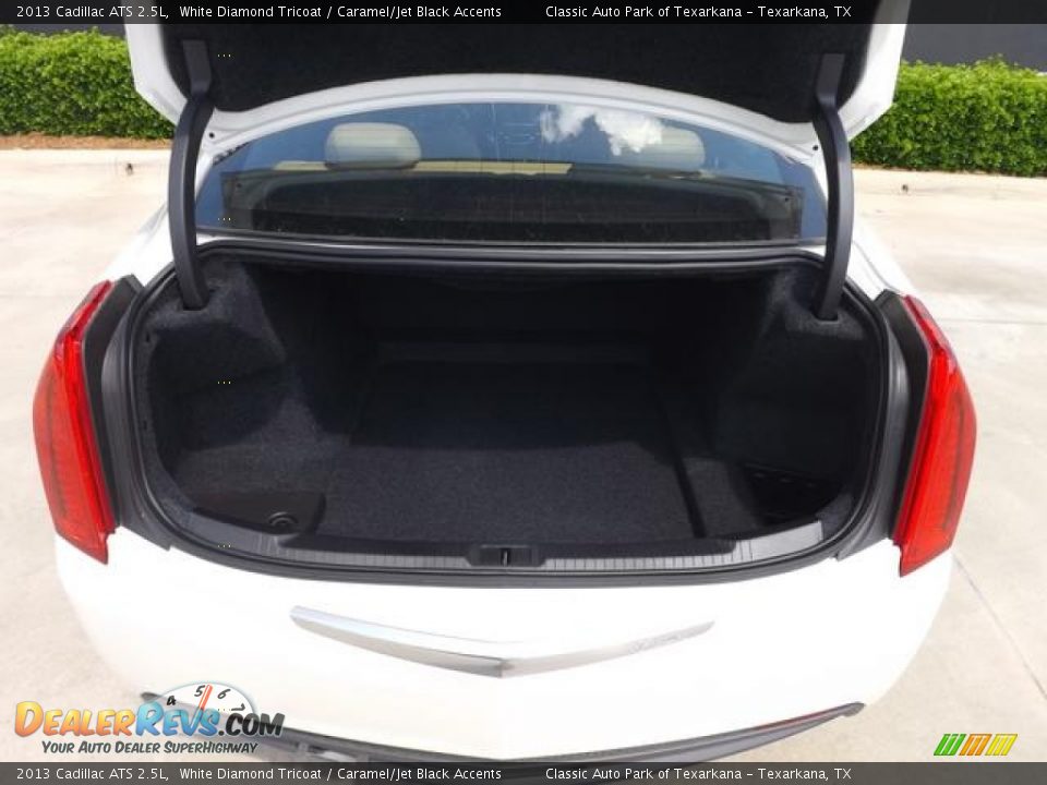2013 Cadillac ATS 2.5L White Diamond Tricoat / Caramel/Jet Black Accents Photo #10