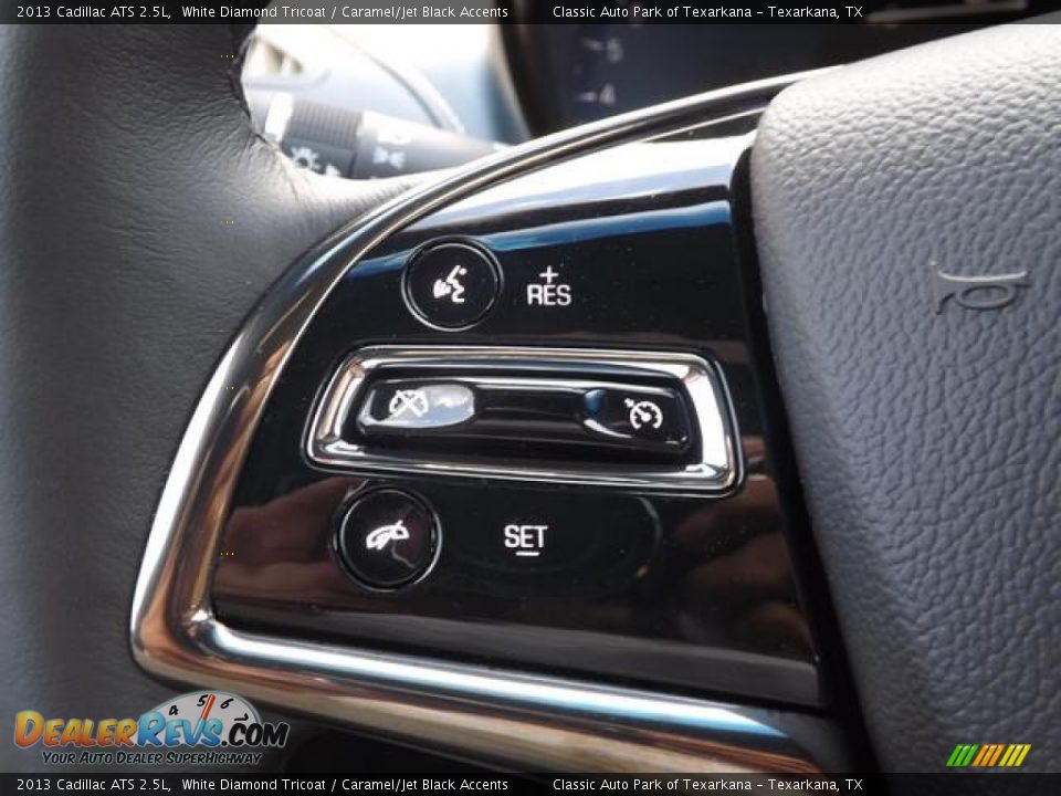 2013 Cadillac ATS 2.5L White Diamond Tricoat / Caramel/Jet Black Accents Photo #18