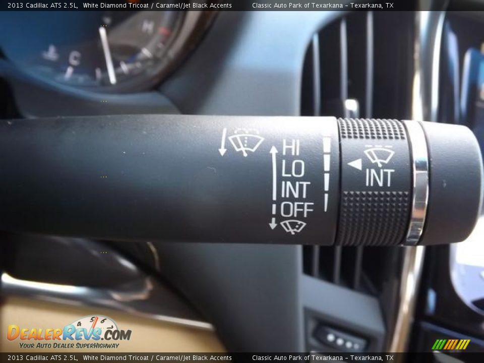 2013 Cadillac ATS 2.5L White Diamond Tricoat / Caramel/Jet Black Accents Photo #19