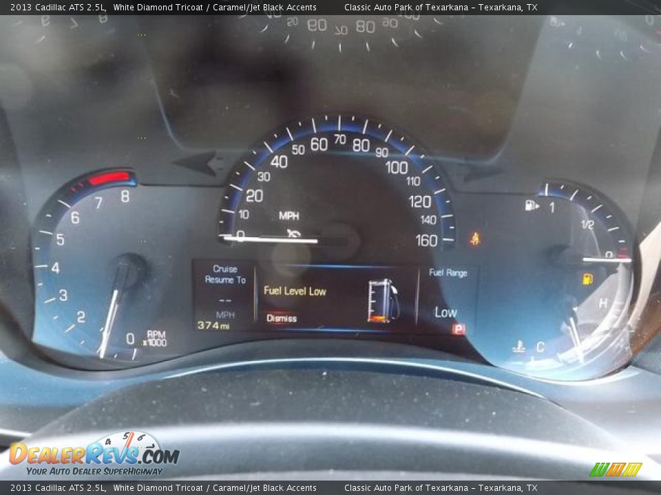 2013 Cadillac ATS 2.5L White Diamond Tricoat / Caramel/Jet Black Accents Photo #21