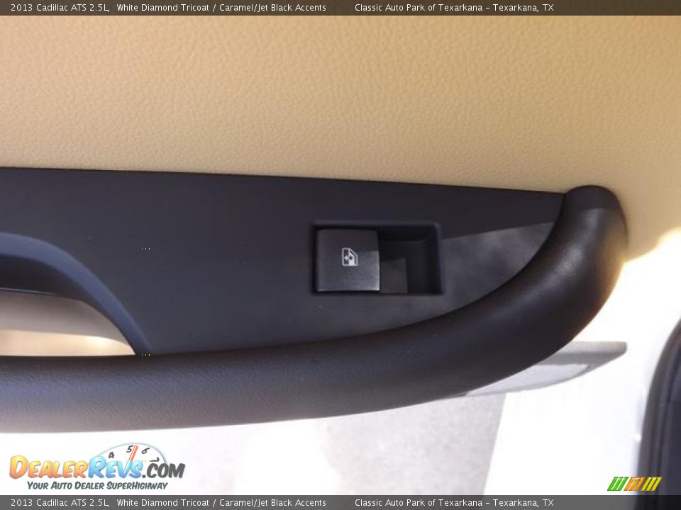 2013 Cadillac ATS 2.5L White Diamond Tricoat / Caramel/Jet Black Accents Photo #29
