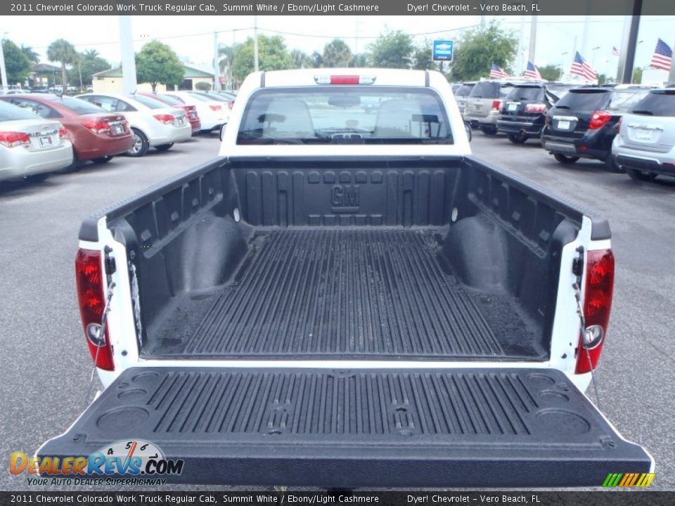 2011 Chevrolet Colorado Work Truck Regular Cab Summit White / Ebony/Light Cashmere Photo #5