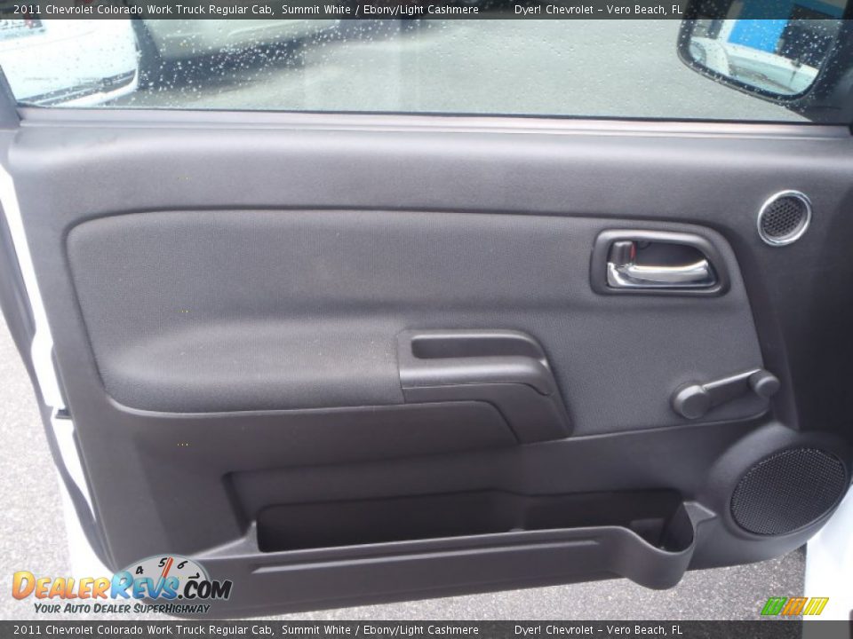 2011 Chevrolet Colorado Work Truck Regular Cab Summit White / Ebony/Light Cashmere Photo #10