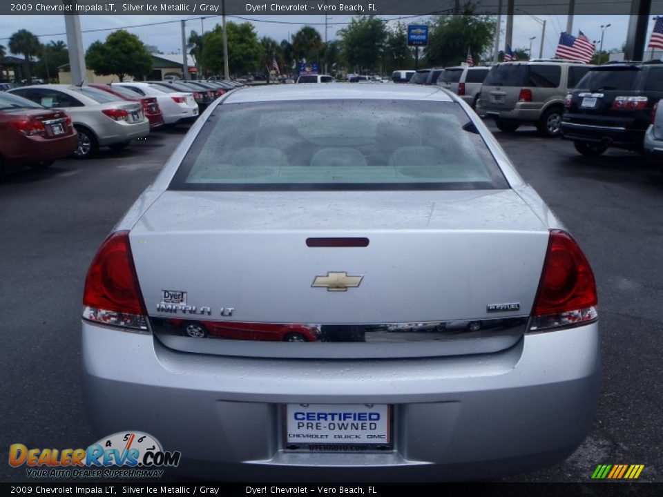 2009 Chevrolet Impala LT Silver Ice Metallic / Gray Photo #4