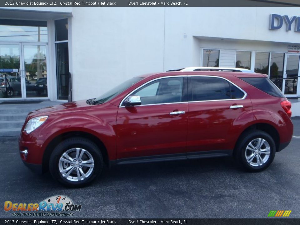 2013 Chevrolet Equinox LTZ Crystal Red Tintcoat / Jet Black Photo #3
