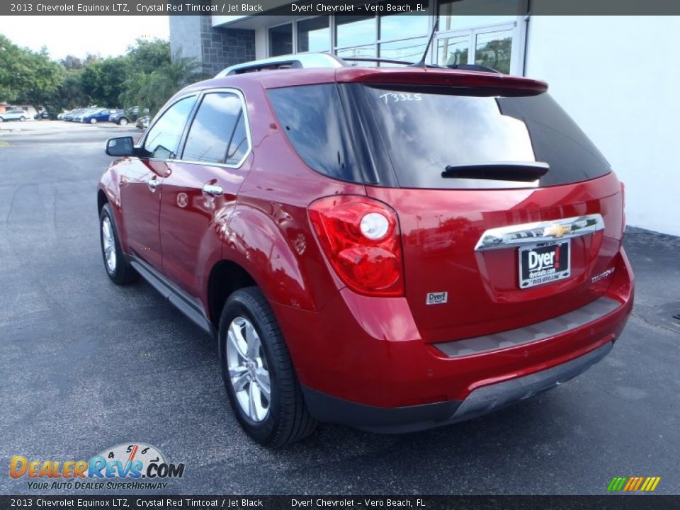 2013 Chevrolet Equinox LTZ Crystal Red Tintcoat / Jet Black Photo #4