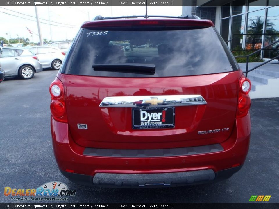 2013 Chevrolet Equinox LTZ Crystal Red Tintcoat / Jet Black Photo #5
