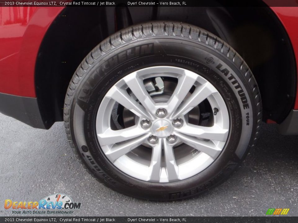 2013 Chevrolet Equinox LTZ Crystal Red Tintcoat / Jet Black Photo #8