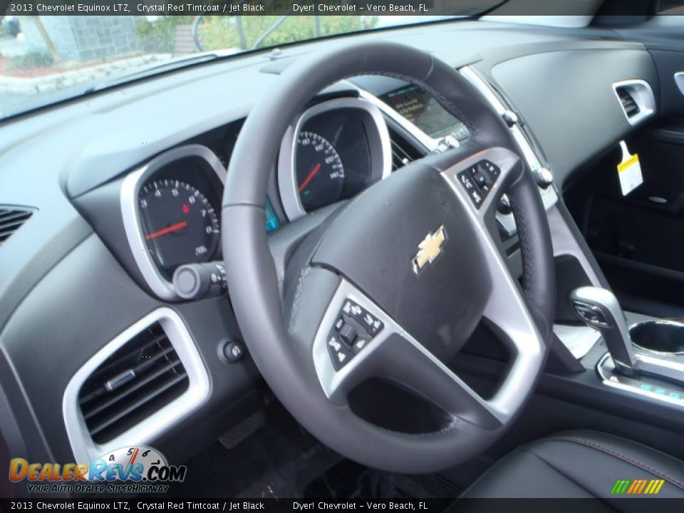 2013 Chevrolet Equinox LTZ Crystal Red Tintcoat / Jet Black Photo #12