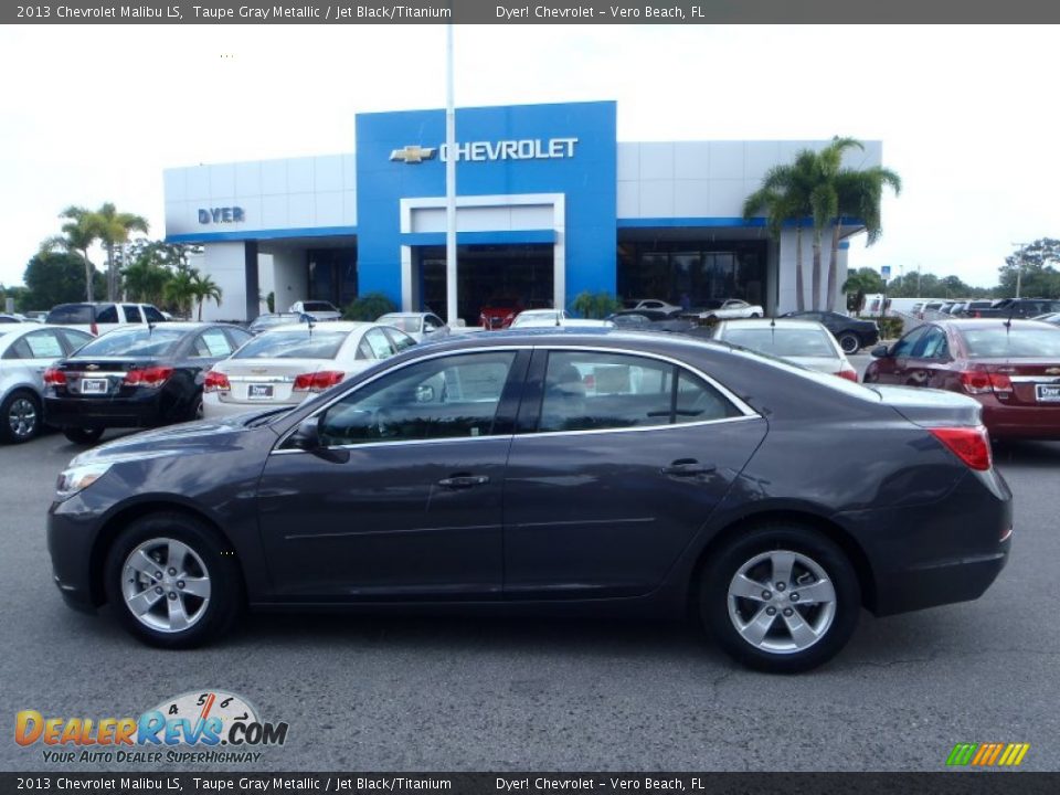 2013 Chevrolet Malibu LS Taupe Gray Metallic / Jet Black/Titanium Photo #3