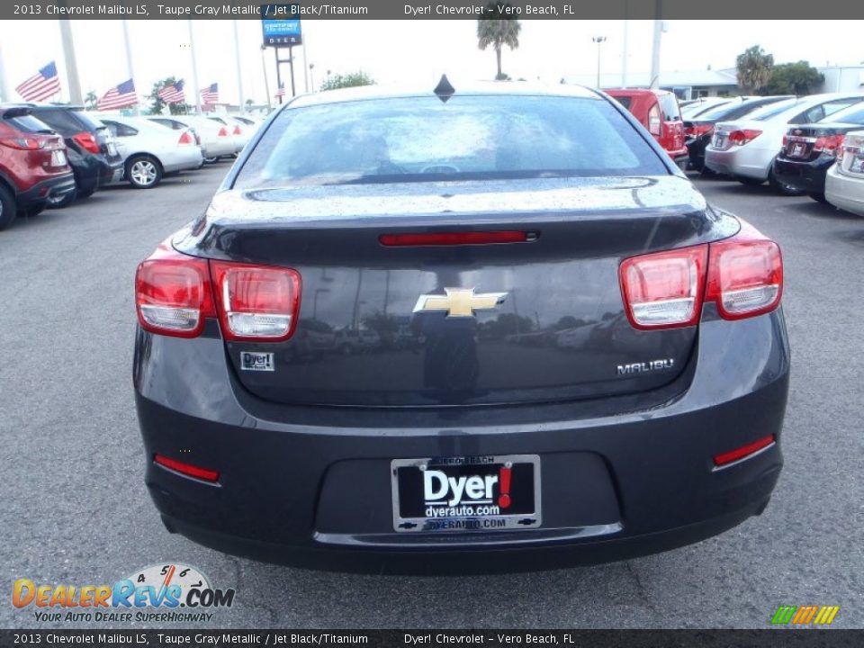2013 Chevrolet Malibu LS Taupe Gray Metallic / Jet Black/Titanium Photo #5