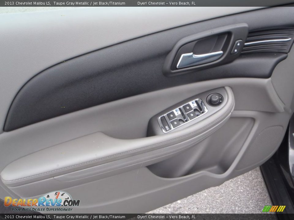 2013 Chevrolet Malibu LS Taupe Gray Metallic / Jet Black/Titanium Photo #8