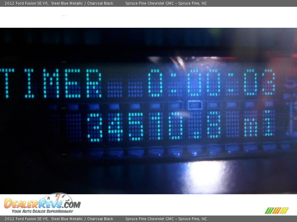 2012 Ford Fusion SE V6 Steel Blue Metallic / Charcoal Black Photo #7