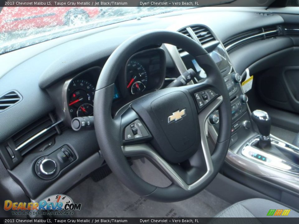 2013 Chevrolet Malibu LS Taupe Gray Metallic / Jet Black/Titanium Photo #10