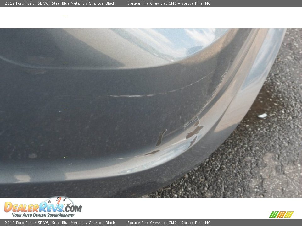 2012 Ford Fusion SE V6 Steel Blue Metallic / Charcoal Black Photo #9