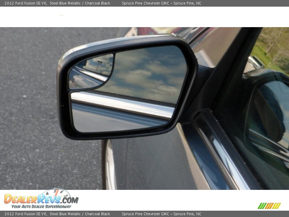 2012 Ford Fusion SE V6 Steel Blue Metallic / Charcoal Black Photo #11