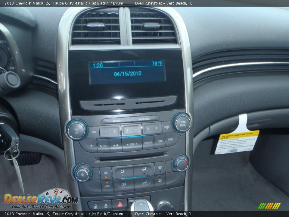 2013 Chevrolet Malibu LS Taupe Gray Metallic / Jet Black/Titanium Photo #12