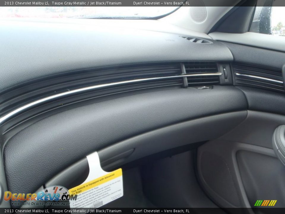 2013 Chevrolet Malibu LS Taupe Gray Metallic / Jet Black/Titanium Photo #13