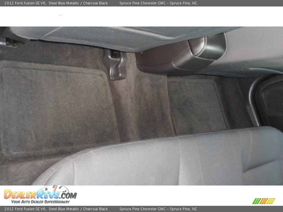 2012 Ford Fusion SE V6 Steel Blue Metallic / Charcoal Black Photo #16
