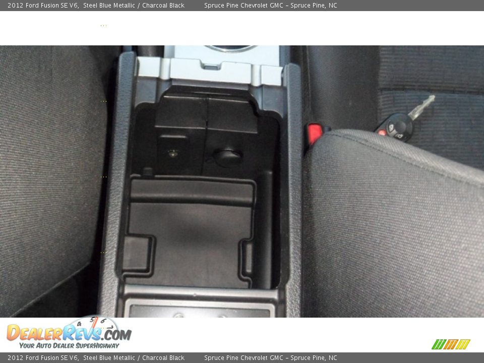 2012 Ford Fusion SE V6 Steel Blue Metallic / Charcoal Black Photo #20