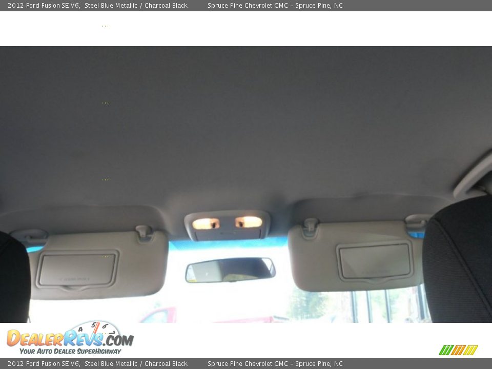 2012 Ford Fusion SE V6 Steel Blue Metallic / Charcoal Black Photo #22