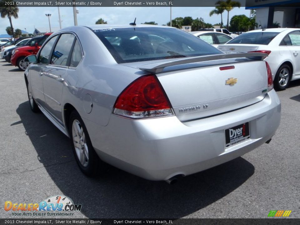 2013 Chevrolet Impala LT Silver Ice Metallic / Ebony Photo #4