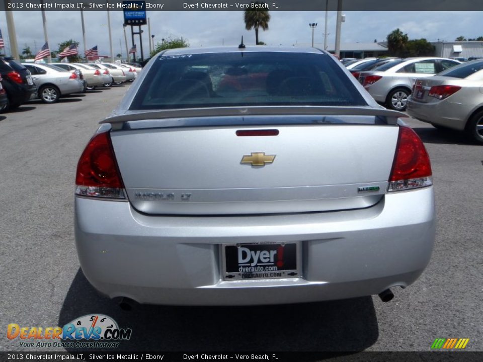 2013 Chevrolet Impala LT Silver Ice Metallic / Ebony Photo #5