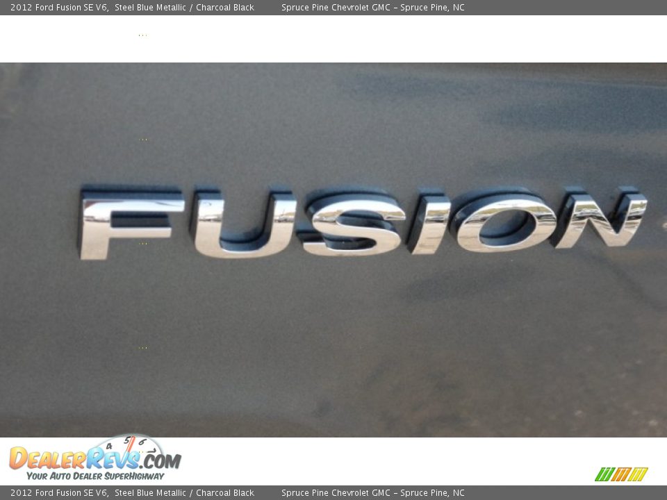 2012 Ford Fusion SE V6 Steel Blue Metallic / Charcoal Black Photo #36
