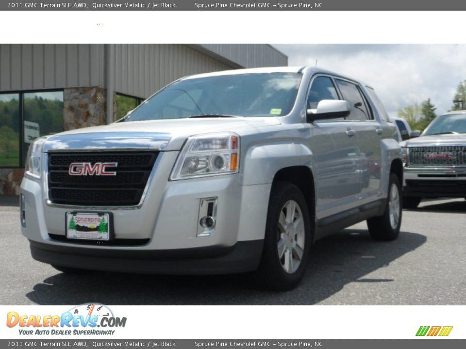 2011 GMC Terrain SLE AWD Quicksilver Metallic / Jet Black Photo #2