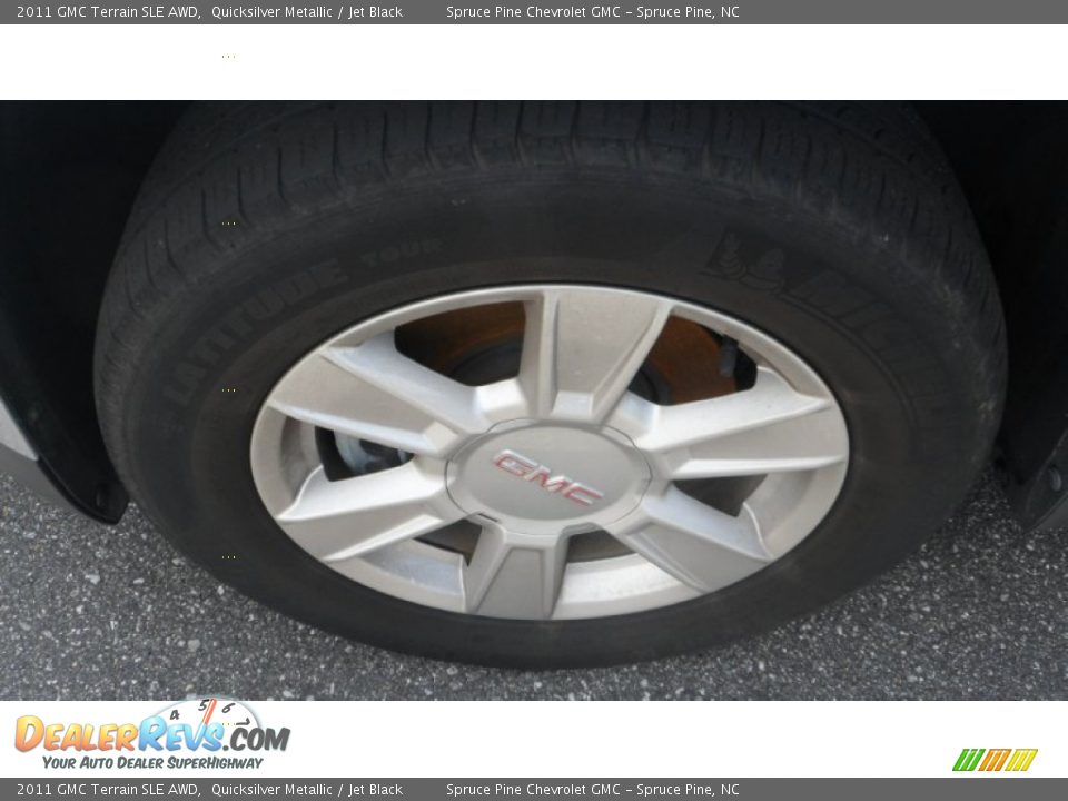 2011 GMC Terrain SLE AWD Quicksilver Metallic / Jet Black Photo #3