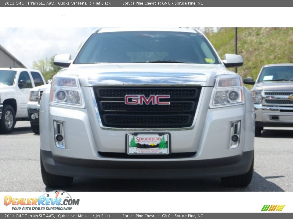 2011 GMC Terrain SLE AWD Quicksilver Metallic / Jet Black Photo #4