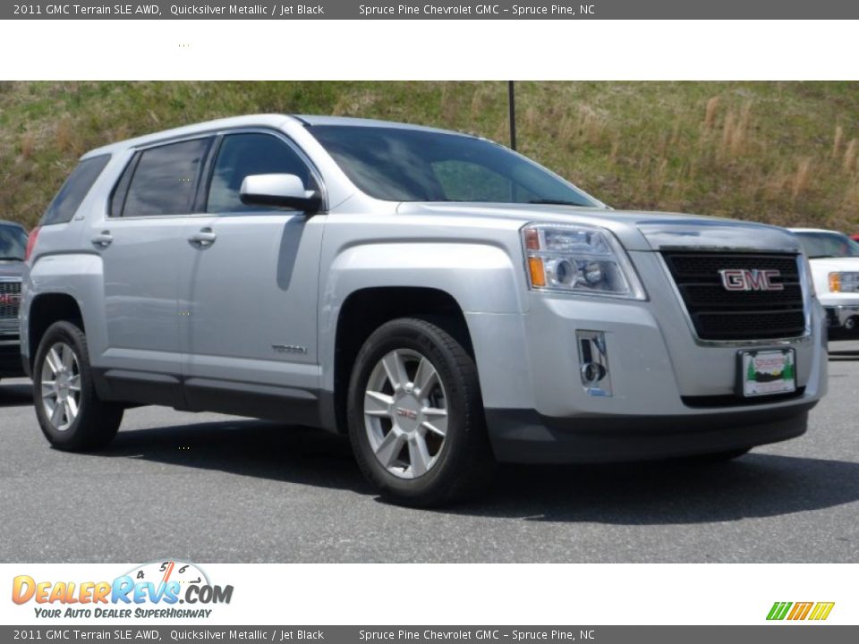 2011 GMC Terrain SLE AWD Quicksilver Metallic / Jet Black Photo #5