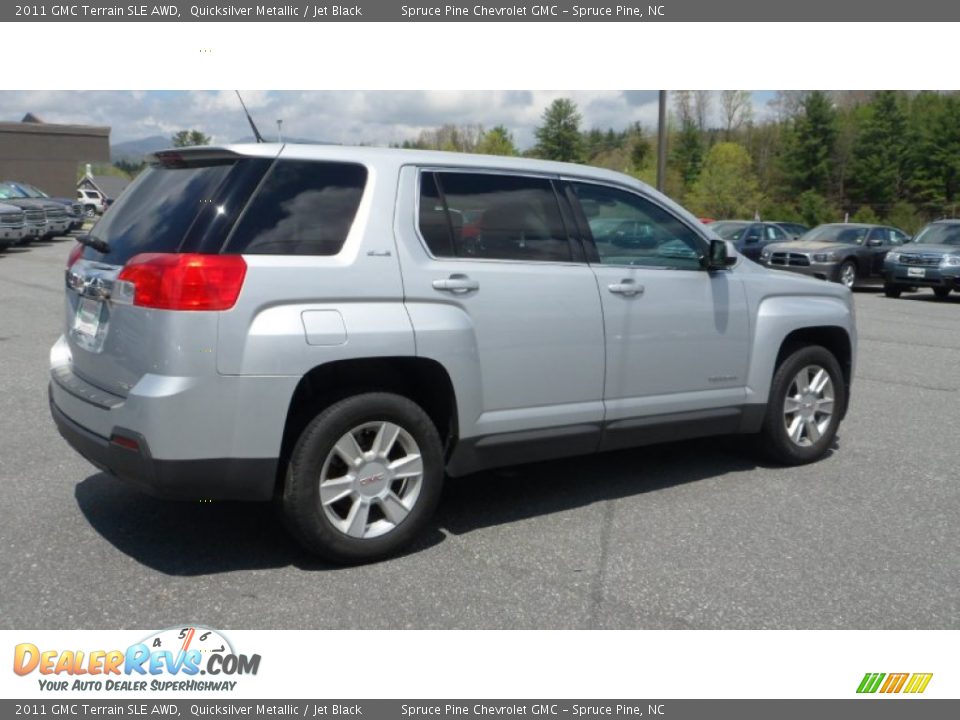 2011 GMC Terrain SLE AWD Quicksilver Metallic / Jet Black Photo #6