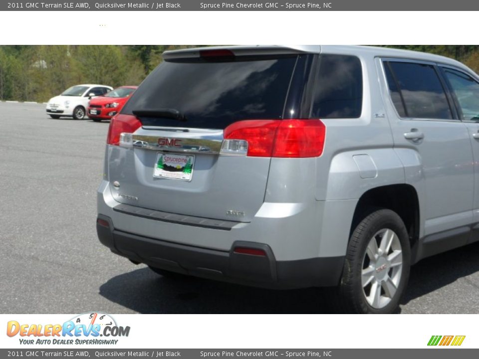 2011 GMC Terrain SLE AWD Quicksilver Metallic / Jet Black Photo #7