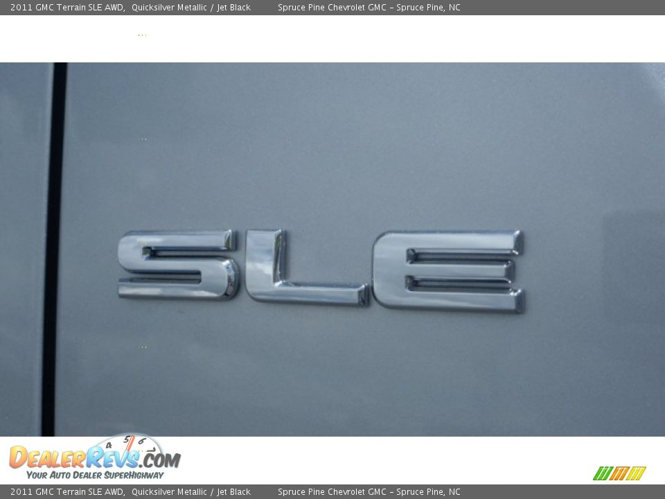 2011 GMC Terrain SLE AWD Quicksilver Metallic / Jet Black Photo #11