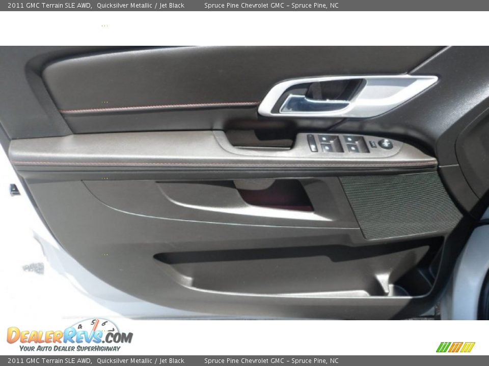 2011 GMC Terrain SLE AWD Quicksilver Metallic / Jet Black Photo #16