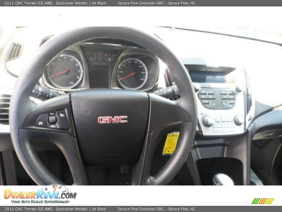 2011 GMC Terrain SLE AWD Quicksilver Metallic / Jet Black Photo #19