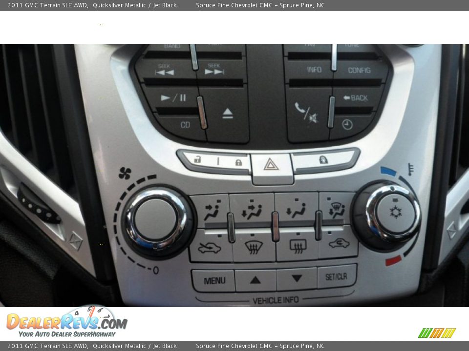 2011 GMC Terrain SLE AWD Quicksilver Metallic / Jet Black Photo #21