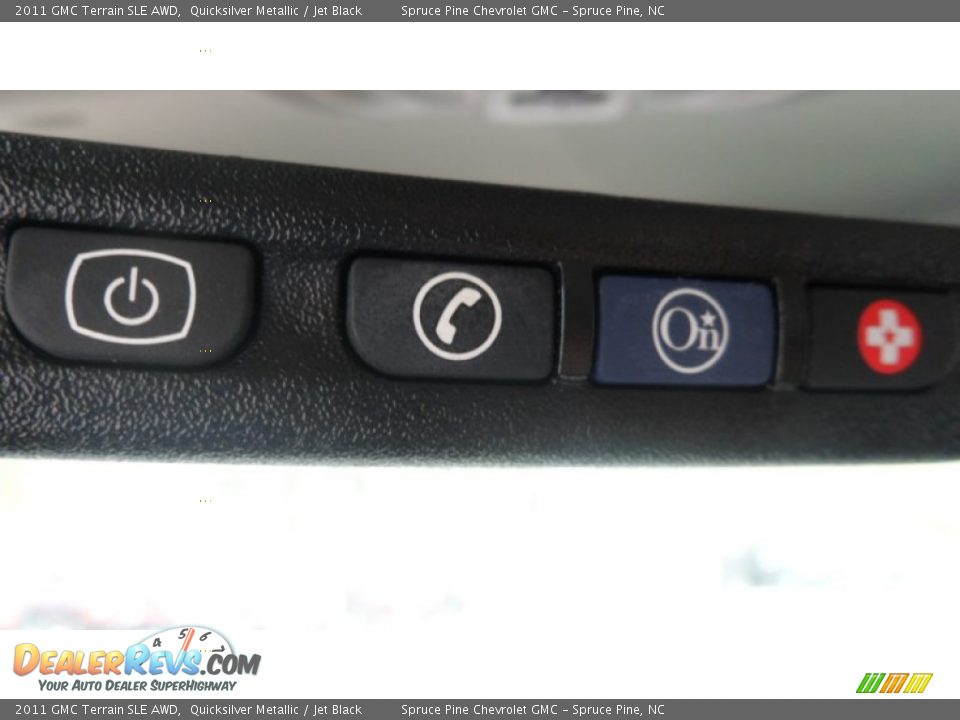 2011 GMC Terrain SLE AWD Quicksilver Metallic / Jet Black Photo #22