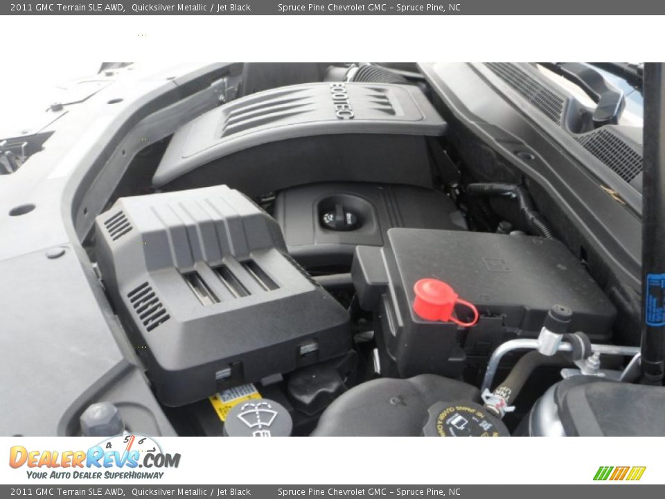 2011 GMC Terrain SLE AWD Quicksilver Metallic / Jet Black Photo #28