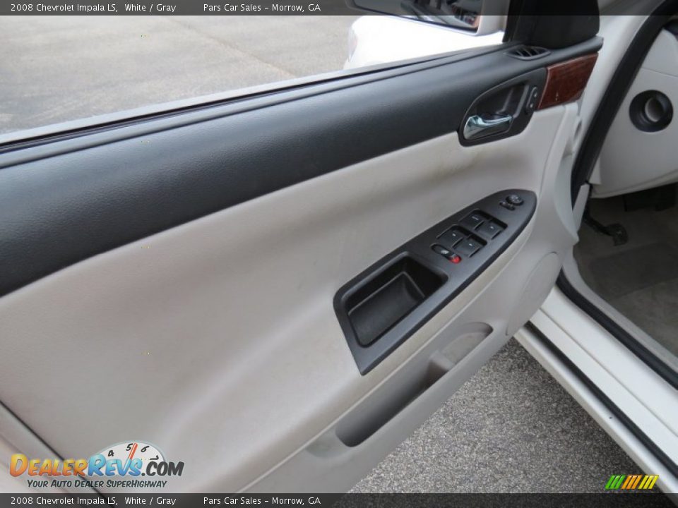 2008 Chevrolet Impala LS White / Gray Photo #7